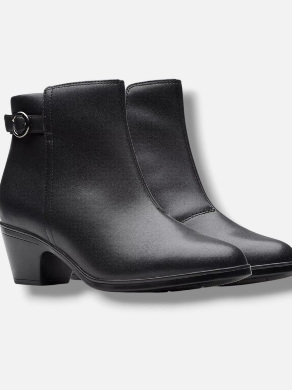 Clarks Black Ankle Boots NWT Size 8